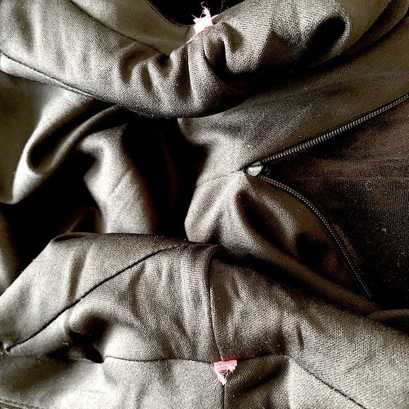 Betsey Johnson Black Velour Trapeze Dress Size 12 - Picture 7 of 7